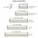 dimensions for raddles & wolf raddles