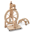 Matchless spinning wheel and Tensioned Lazy Kate